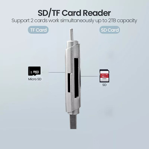 PSDAカードリーダーUSB3.0 & Type C to SDTFカードリーダー (PCラップトップアクセサリー用) スマートメモリカードリーダーSDカードリーダー - Product Image 6