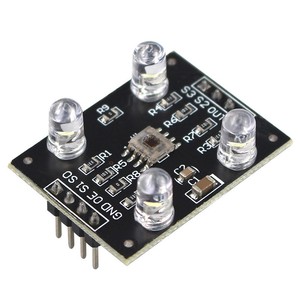 Para Arduino DIY DC 3-5V Módulo de reconocimiento de sensor de color Accesorios TCS230 TCS3200