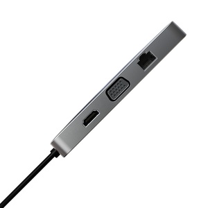 Usb 3.0 Hub 10 in 1 TYPE C to HD-MI USB3.0 USB2.0 SD TF RJ45 VGA AUDIO3.5mm <strong>Audio</strong> Frequency USB-C PD BASIX - Product Image 2