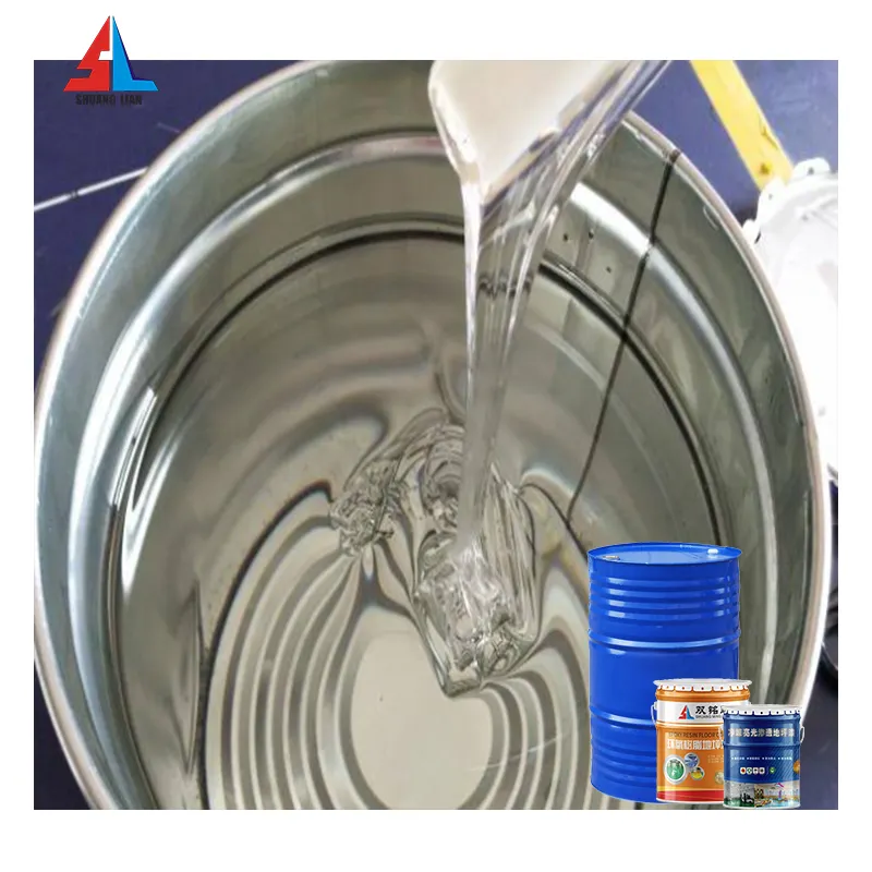 Revestimiento de resina epoxi líquido transparente de muestra gratis para uso doméstico y de fábrica