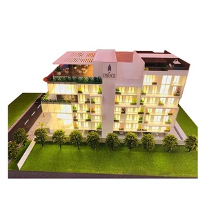 建筑アパートデザインのための3Dミニチュア建物モデル - Product Image 6