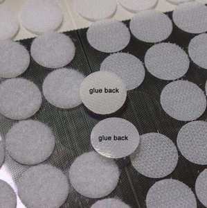 Círculo de ganchillo de bucle personalizado y gancho de enganche adhesivo de punto redondo y bucle con nailon - Product Image 6