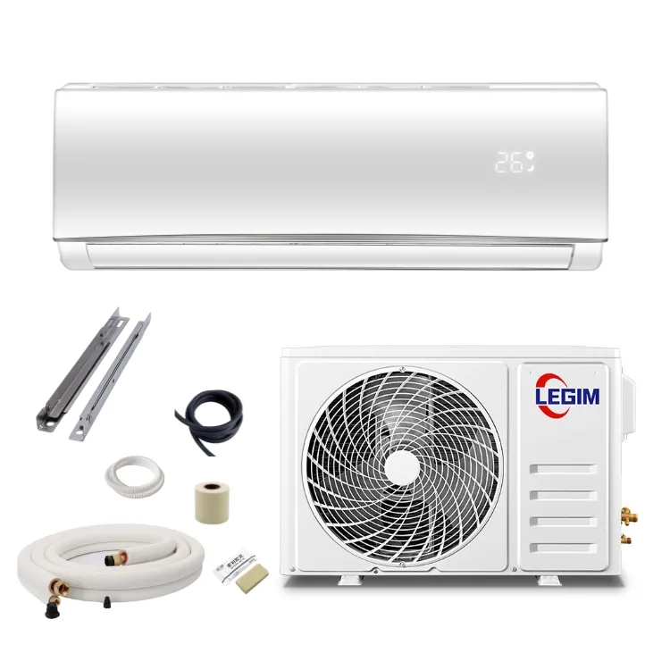 Wall Mounted Ar Condicionado Split 9000-24000BTU Aquecimento De Refrigeração Mini Ar Condicionado Split para Casa Ar Condicionado