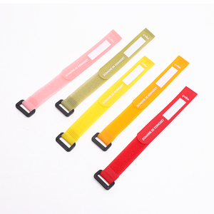 Correa de sujeción ajustable personalizable de cualquier tamaño, gancho y bucle de colores reutilizables con hebilla - Product Image 6