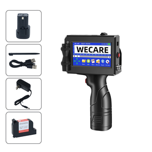 WECARE automatico portatile TIJ Inkjet palmare stampante <span class=keywords><strong>Batch</strong></span> <span class=keywords><strong>Coding</strong></span> macchina per la stampa di plastica