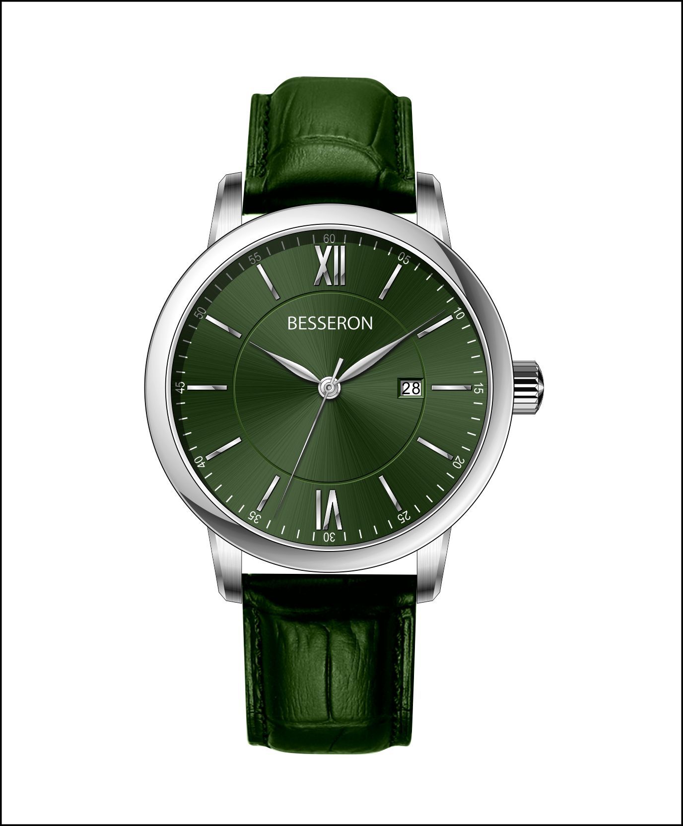 montre en cuir simple 10