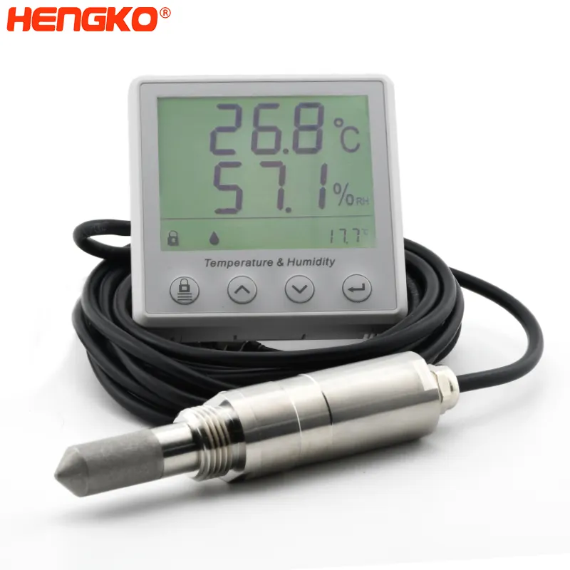 IP67 Waterproof Environment Monitoring Thermometer Dew Point Meter Analog Temperature Humidity Transmitter RS485