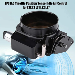 High Flow Billet Aluminum 92mm Throttle Body TPS <strong>IAC</strong> Throttle Position <strong>Sensor</strong> for LS1 LS2 LS3 LS6 LSX - Product Image 6