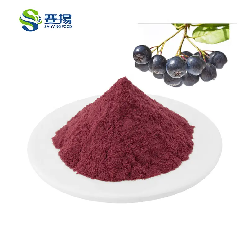 ISO Cung Cấp Nhà Máy Polyphenol Aronia Chokeberry Chiết Xuất Aronia Berry Chiết Xuất Bột