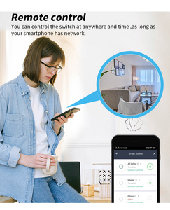 Glomarket Tuya akıllı ev cihazı Wifi fişi App uzaktan kumanda soketi akıllı yaşam Alexa Google ev ile çalışır - Product Image 6