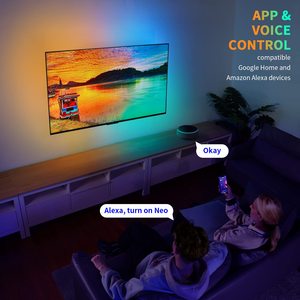 Nanxin hdmi sync kutusu ve ortam ışık kitleri şerit tv daldırma led TV arkaplan ışığı ile müzik Sync 45-65 inç TVs PC - Product Image 2
