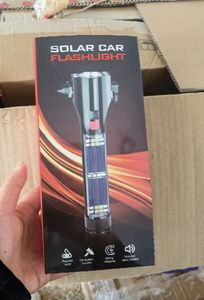 Survival Outdoor Multifunktion SOS Solar betriebene Taschenlampe Auto Taschenlampe Camping Taktische LED Taschenlampe Taschenlampe - Product Image 6