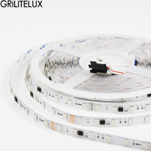 Individuell adressierbare 5050 RGB LED-Licht leiste WS2811 WS2812B WS2813 DC12V 24V 10mm Leiterplatte 60 LEDs/m Programmier bares Pixel band - Product Image 4