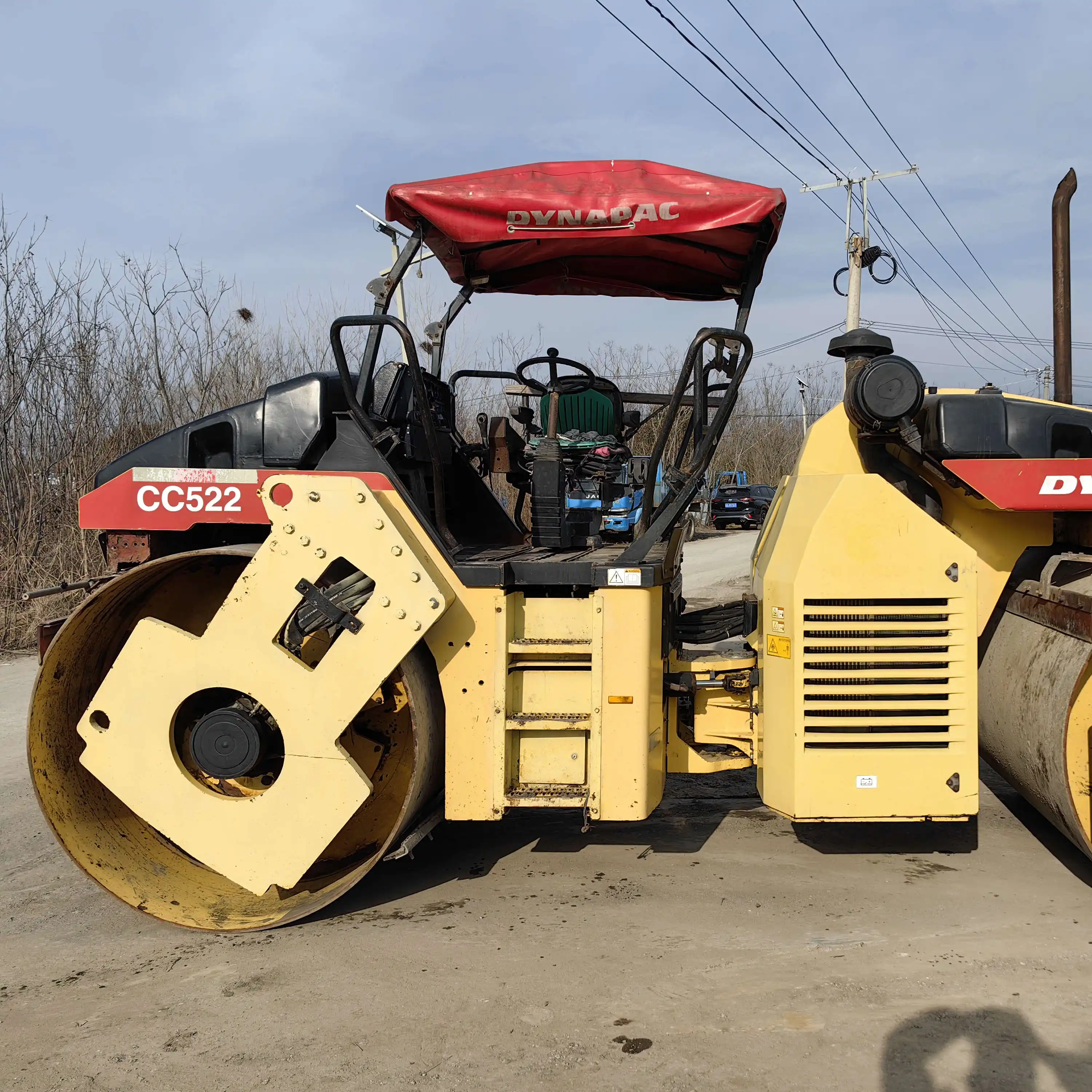 Used 12ton dynapac machine Used Low price Dynapac CC522 Road Roller heavy road roller CC522
