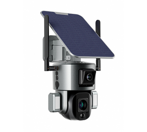 10X Optical Zoom 4พัน8MP PTZ และกระสุนเลนส์คู่กล้องแบตเตอรี่พลังงานแสงอาทิตย์เครือข่ายกล้องรักษาความปลอดภัย IP66กันน้ำกล้องไร้สาย - Product Image 3
