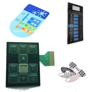 Fabricante OEM Panel de control Serigrafía Tecla plana Interruptor de membrana táctil Teclado - Product Image 2