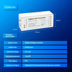 Smart Home Tuya Wifi <strong>Controller</strong> Dc5-24V Cct Rgb Rgbw Rgbwc <strong>Dimmer</strong> Zigbee Led Strip <strong>Controller</strong> - Product Image 3