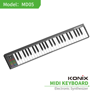 Konix Latest <strong>Midi</strong> <strong>Keyboard</strong> LED Screen 49keys <strong>MIDI</strong> <strong>Keyboard</strong> Electronic Piano <strong>Midi</strong> <strong>Controller</strong> with Pads