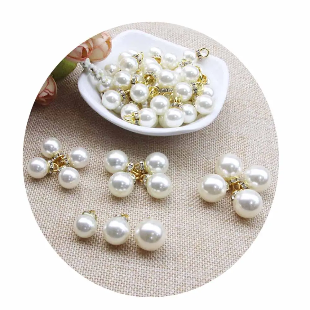 Perline con ciondolo con strass di perle artificiali per accessori artigianali fai da te gioielli che trovano forniture decorazione per borse per la casa