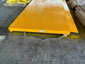 <strong>Loading</strong> <strong>Unloading</strong> <strong>Dock</strong> <strong>Ramp</strong> Foldable Container <strong>Ramp</strong> 6.5T Capacity Forklift Attachment Steel <strong>Ramp</strong> - Product Image 4