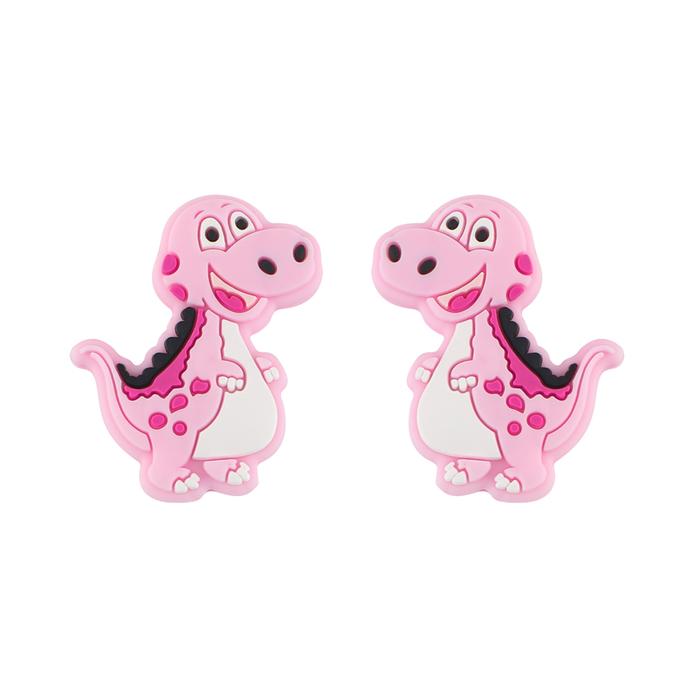 Dinosaurio animal Focal bead Bebé PinkSA284