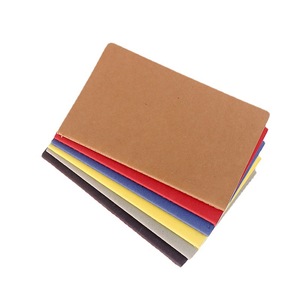 A4 A5 A6彩色牛皮纸笔记本，带软封面定制标志涂鸦笔记本 - Product Image 1