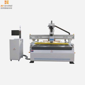 Jinan M-shine ATC CNC-Fräser Auto Load 2130 ATC CNC-Versch achtel ungs maschine zur Herstellung von Möbels chrank türen - Product Image 1