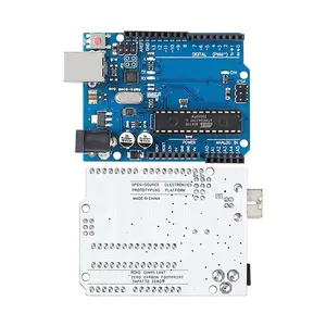 UNO R3 Caja Oficial ATMEGA16U2 UNO + WiFi R3 Original ATMEGA328P Chip CH340G Para Arduino UNO R3 Placa de Desarrollo WeMos ESP8266