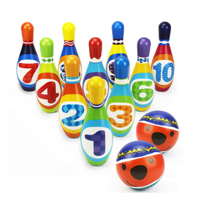 2025 nhà máy tùy chỉnh trẻ em trẻ em Đồ chơi thể thao đặc biệt mới nhất sáng tạo màu EVA bọt Bowling bóng mềm Bowling Bộ - Product Image 3