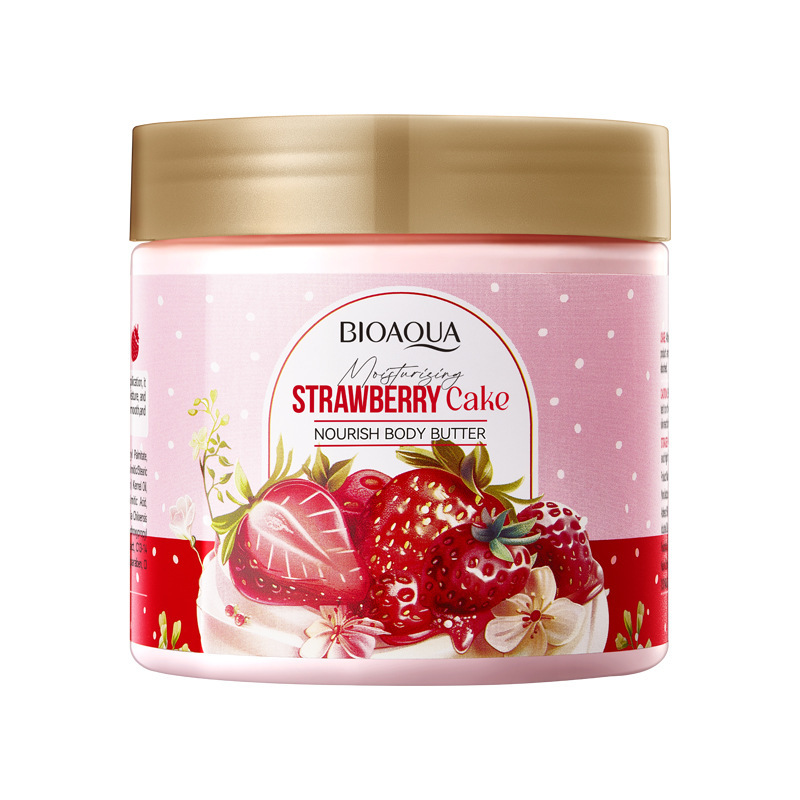 Burro corpo alla torta di fragole 200g