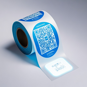 Digitaldruck variable Daten QR-Code Barcode Seriennummer einzigartige Vinyl selbst klebende Verpackung wasserdichte Etiketten aufkleber - Product Image 4