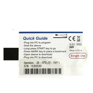 Single-Use Plastic <strong>Data</strong> <strong>Logger</strong> for Low <strong>Temperature</strong> Monitoring <strong>Automatically</strong> Generates PDF for AZ8818 Cold Chain ODM OEM - Product Image 4