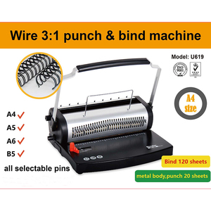 U619 A4 Kích Thước Hướng Dẫn Sử Dụng 3:1 Dây Ràng Buộc Máy - Product Image 2