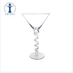 VSpiral madre cóctel de vidrio de Martini