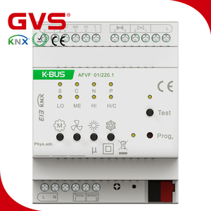 Yeni varış Guangzhou fabrika KNX/EIB GVS k-bus KNX çok fonksiyonlu aktüatör 4/8/16/24-kat anahtarı/deklanşör/Fancoil akıllı ev - Product Image 4