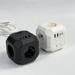 Presa 8-in-1 cubo di potenza 4 porta di ricarica USB 4 vie di estensione Multi Socket con interruttore adattatore da viaggio 4000W - Product Image 6