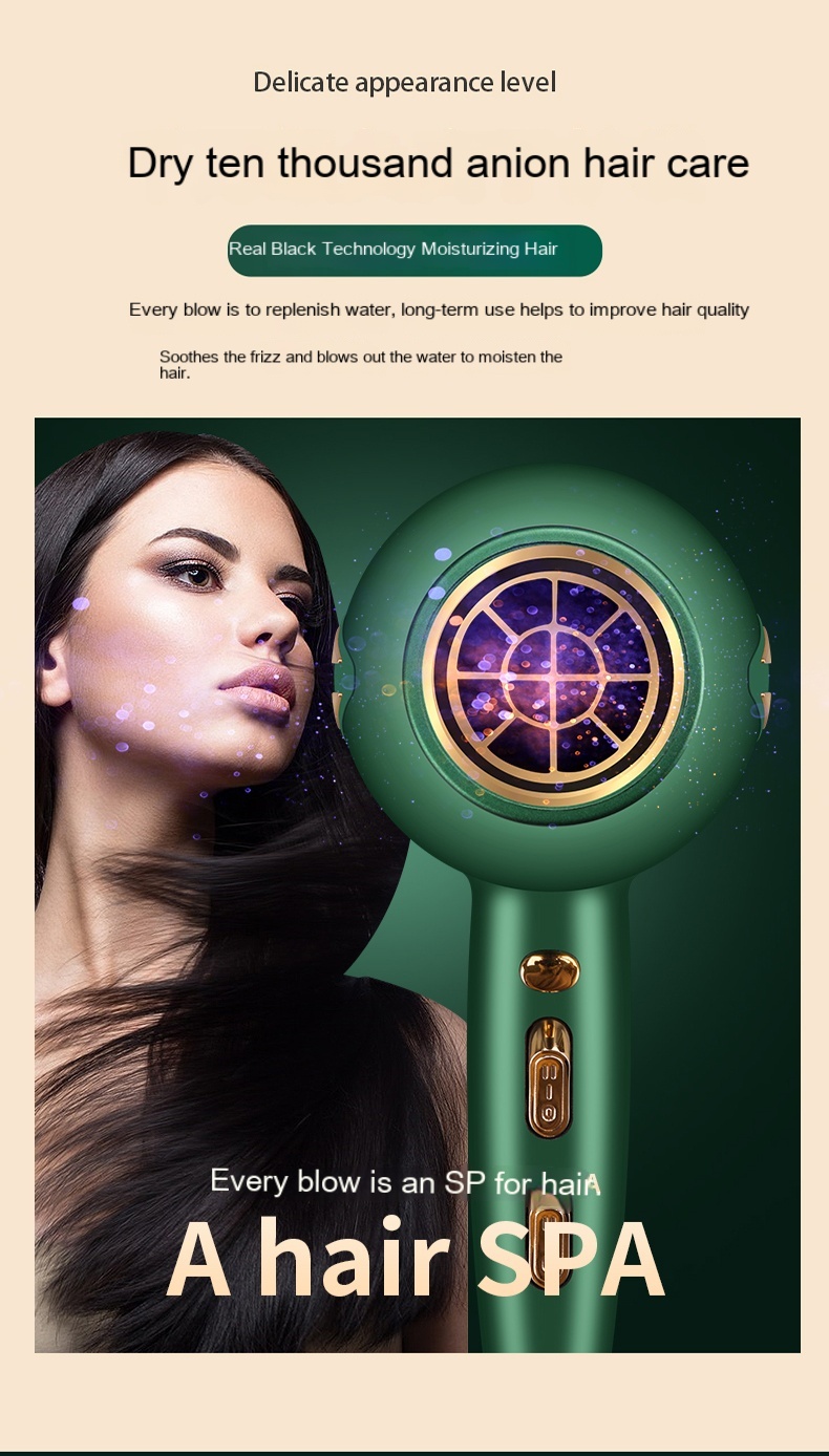New Dc Motor Professional Hair Dryer 2000w High Quality Household Salon Hair Blow Dryer Electric Hair Dryer With Diffuser