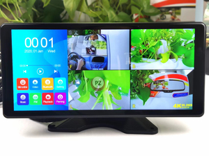 جهاز أمان للشاحنة بمساعد عكسي 1080 بيكسل 360 4k AHD, نظام أمان محمول يعمل بنظام أندرويد مزود بشاشة تعمل باللمس 10.36 بوصة و MP5 و USB لمراقبة السيارة - Product Image 4