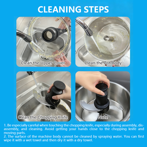 Điện thực phẩm Chopper Rau Máy xay sinh tố máy xay thực phẩm xử lý thực phẩm Máy xay sinh tố Nhà Bếp Máy xay sinh tố - Product Image 4