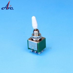 ABILKEEN 6 Pin lehim terminali 6mm mavi geçiş anahtarı su geçirmez kapak DPDT ON-ON iki yönlü geçiş anahtarı - Product Image 1