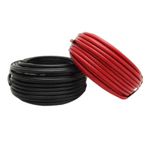 Flex Battery Cable 70mm2 50mm2 <strong>35mm2</strong> 25mm2 Black Red Copper Flexible DC Battery Welding Cable <strong>Wire</strong>