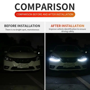 16 <strong>Led</strong> Car Headlight <strong>Tear</strong> Eye Dual Color 16 <strong>LED</strong> DRL Flexible Strip Light Turn Signal Car 5050 <strong>Led</strong> Strip DRL <strong>Led</strong> - Product Image 5