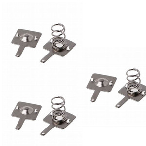 Contacts de ressort de batterie en métal personnalisés ressorts de batterie batterie AA conversion négative à positive contact de ressort nickelé - Product Image 2