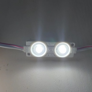 DC 12V <strong>LED</strong> Module Light with Lens Injection <strong>LED</strong> Light Module 2LEDs 0.72Watt Manufacturer New Product for Adverting Light Box - Product Image 2