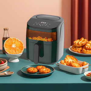 4.5 L Large Capacity Energy Efficient Digital Air Fryer <strong>Timer</strong> <strong>and</strong> <strong>Temperature</strong> <strong>Control</strong> Hot Air Fryer with LCD Display - Product Image 1