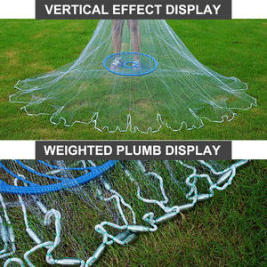 Toptan çin fabrika yüksek kaliteli naylon balık ağı monofilament hatları atmak yakalamak İpli döküm net balıkçılık net - Product Image 4