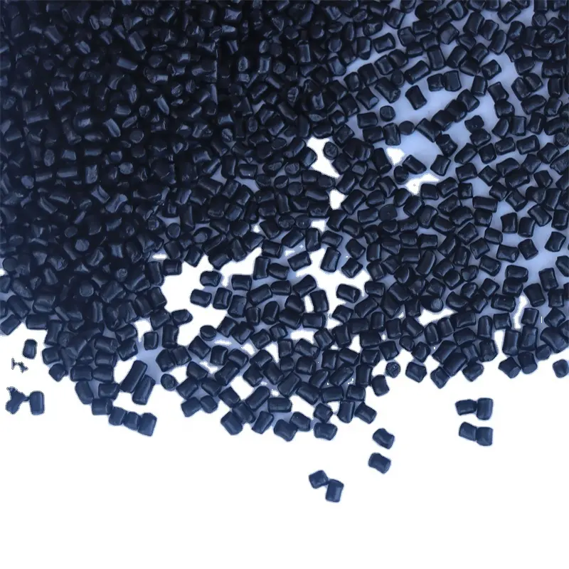 高強度カーボンブラックブラックマスターバッチ、カスタマイズ可能、PE/PPプラスチック原料