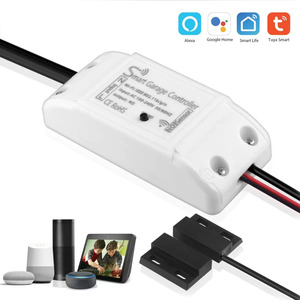 AC100-240V TUYA Mini WIFI Garagentor-Controller mit Draht Magnets ensor Unterstützung Alexa, Google Home Sprach steuerung, Timer - Product Image 2