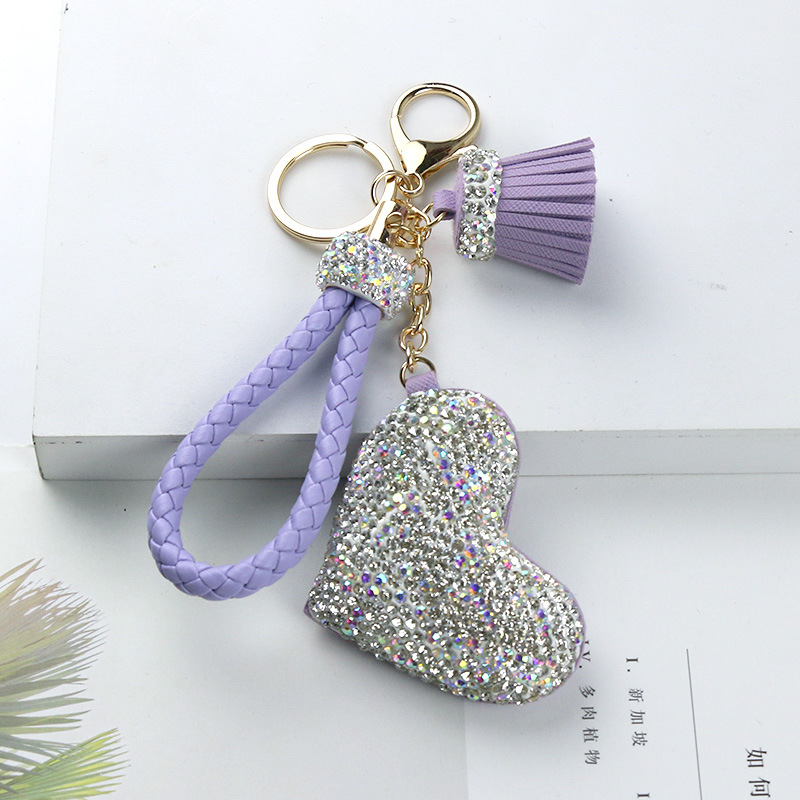 Purple heart shape