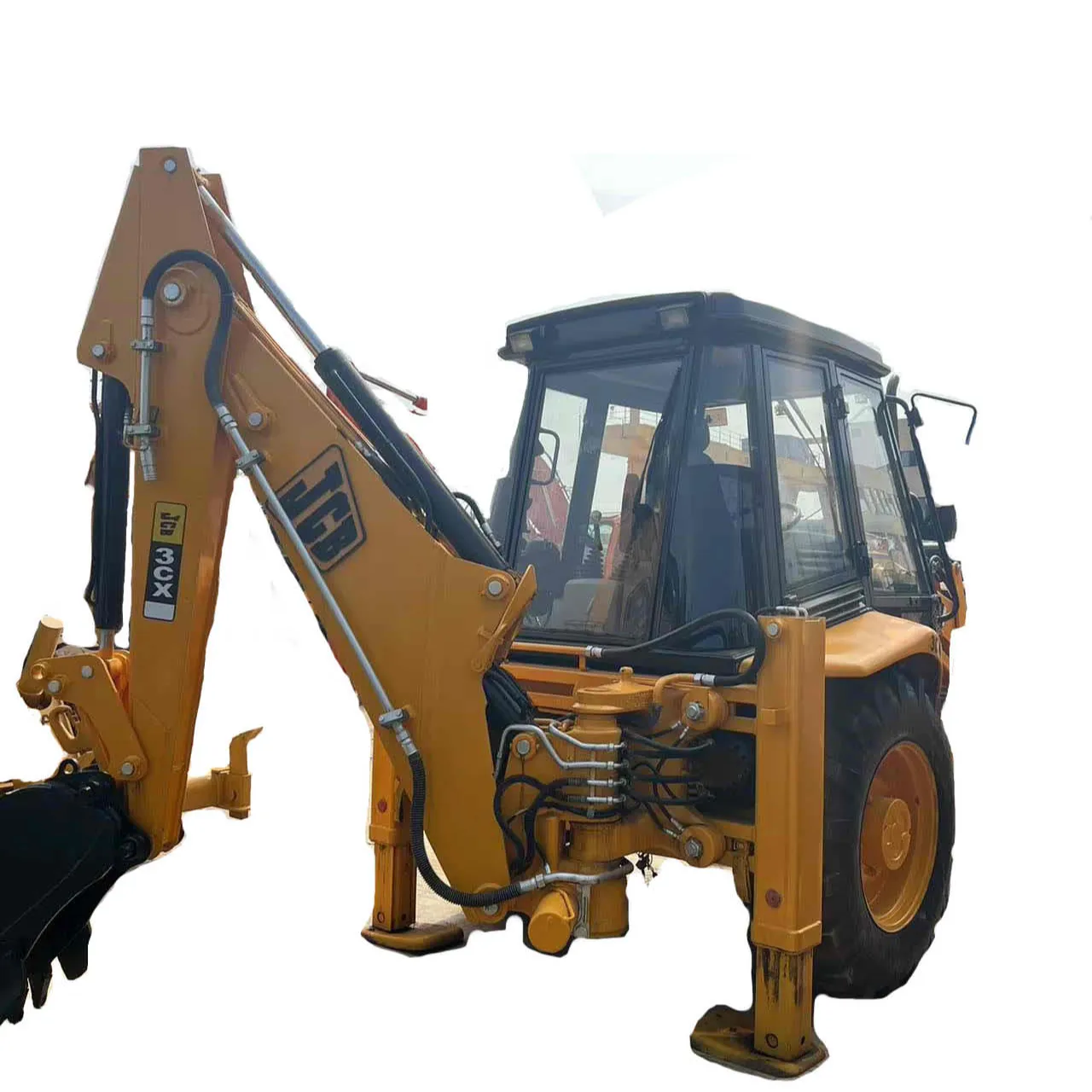 בשימוש jcb 3cx backhoe מתנשא למכירה/משומש b3cx גלגל מעמיס גלגל מעמיס